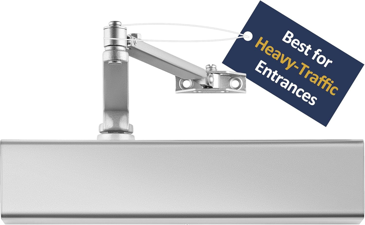 Heavy Duty Door Closer Commercial Grade 1 – Adjustable 6-Speed Delayed-Action Do