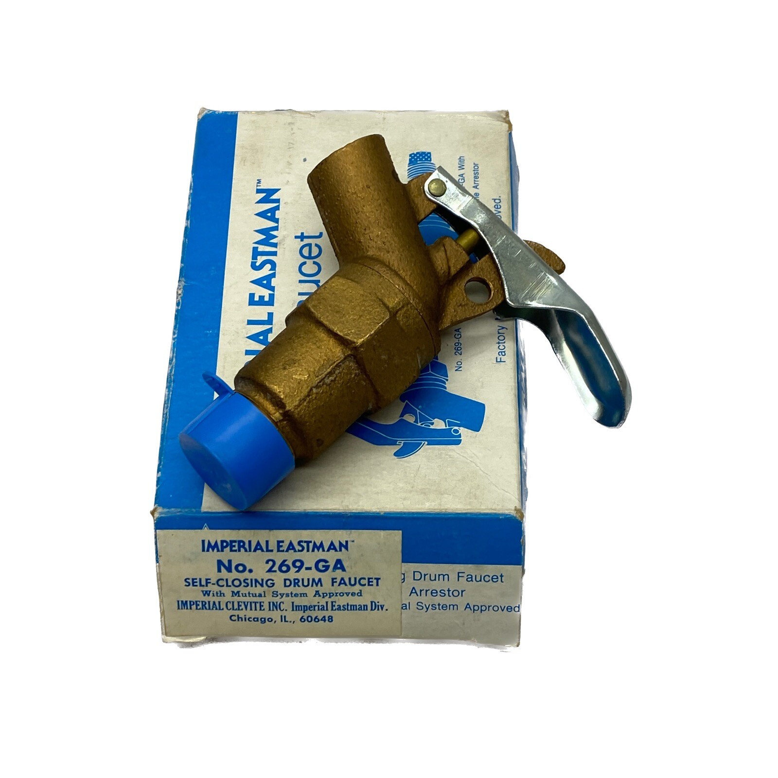 NEW IN BOX Imperial Eastman Self-Closing Drum Faucet NO. 269-GA