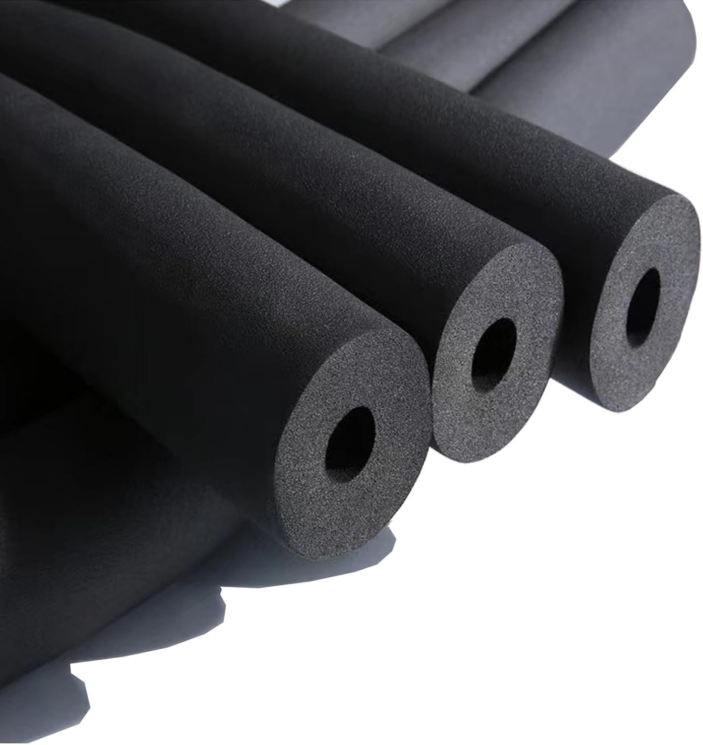 cSeao 1-Pack 1/4″ ID Pipe Insulation Foam Tube for 3/8″ x x 6FT, Black