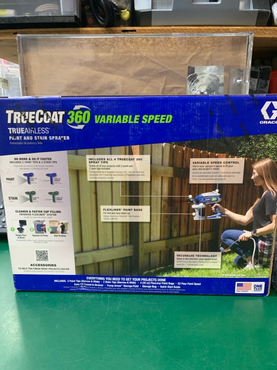 Graco 26D283 TrueCoat 360 Variable Speed Airless Paint Sprayer (E10051320)