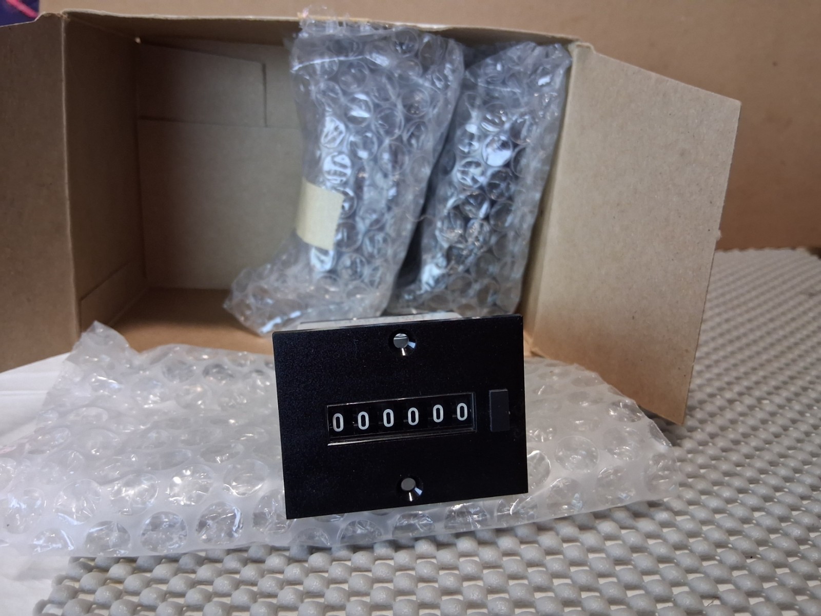 3 Count NOS KESSLER-ELLIS KEP MK103/MK1610 24V DC 25 CPS 6-Digit Analog Counter