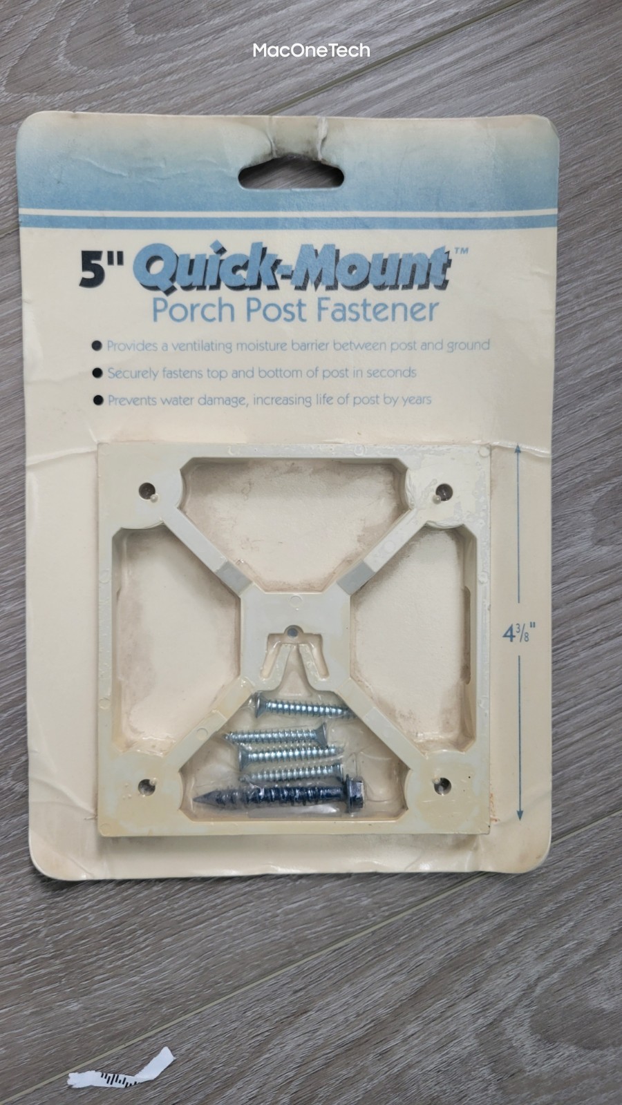 5” Quick-Mount Porch Post Fastener Universal Building Systems, Inc. Qty 1