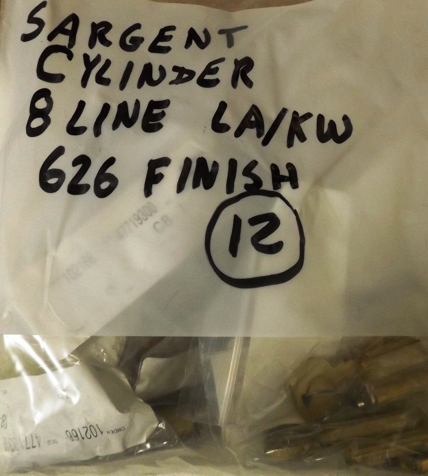 Sargent Key in Lever Cylinder 626, LA keyway, 2 Keys
