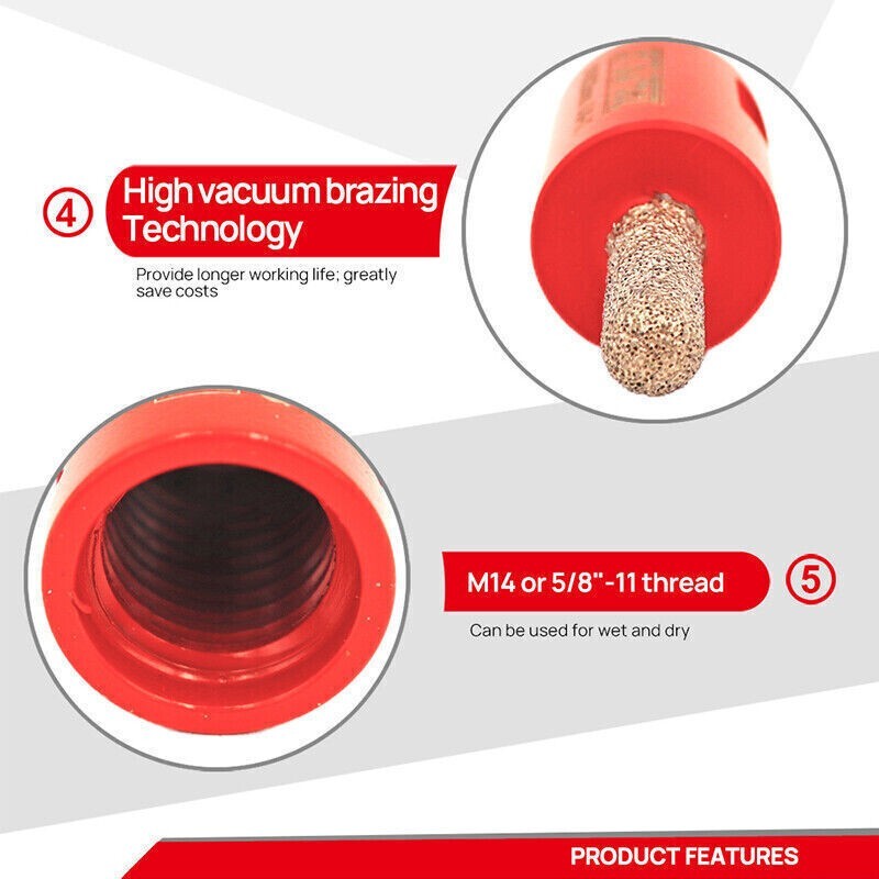 4.5″ Diamond Tuck Point Blade 1/4″ seg granite stone concrete mortar raking bit