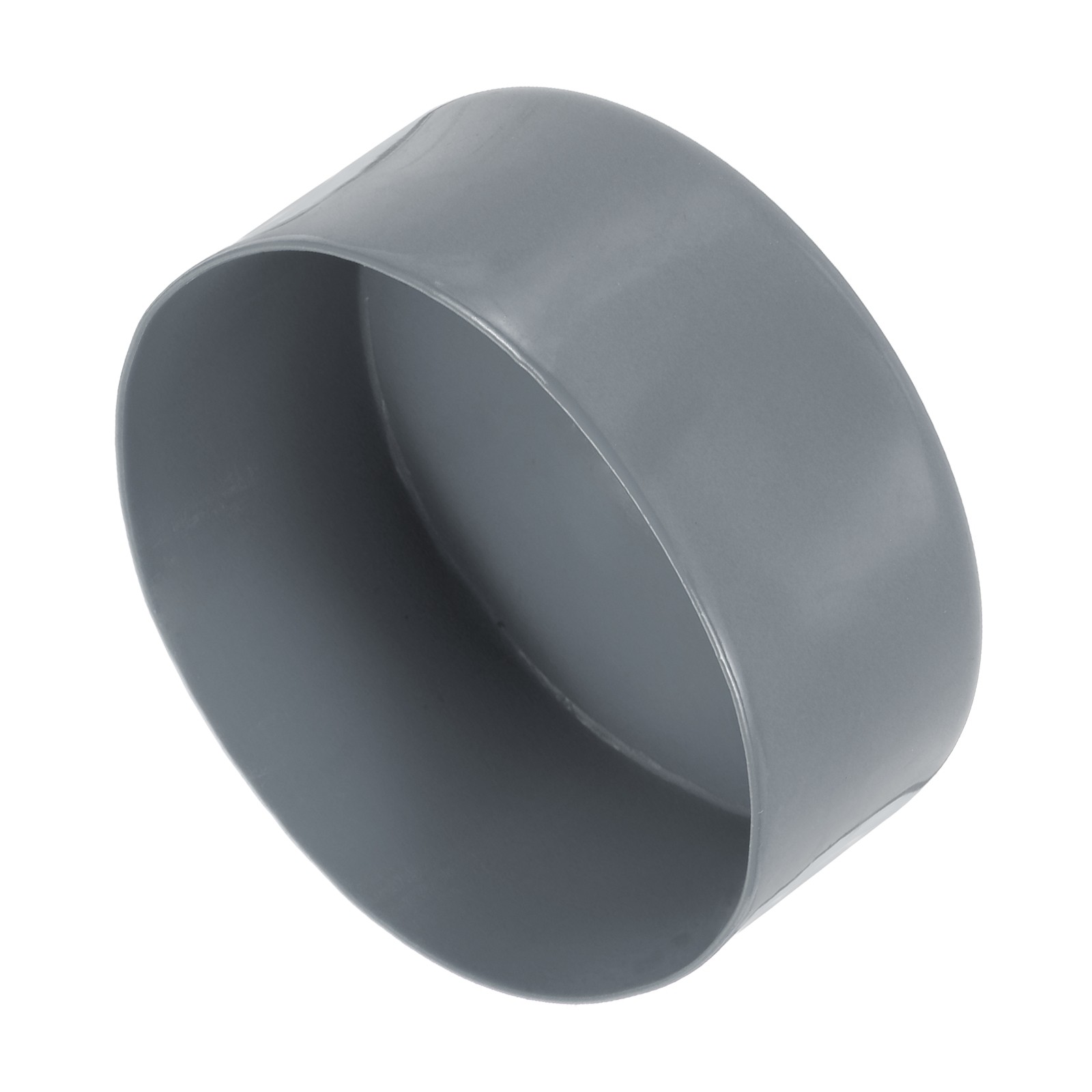 115mm (4 1/2″) ID Rubber End Caps Pipe & Fence Post Protectors Light Gray