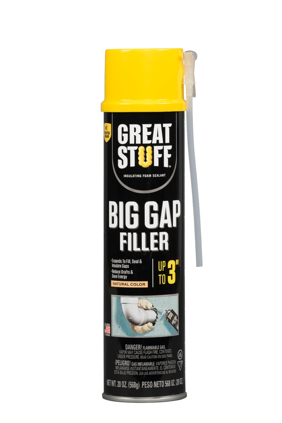 Great Stuff 20 Oz. Big Gap Filler 157913 GREAT STUFF 157913 074985003028 Cream