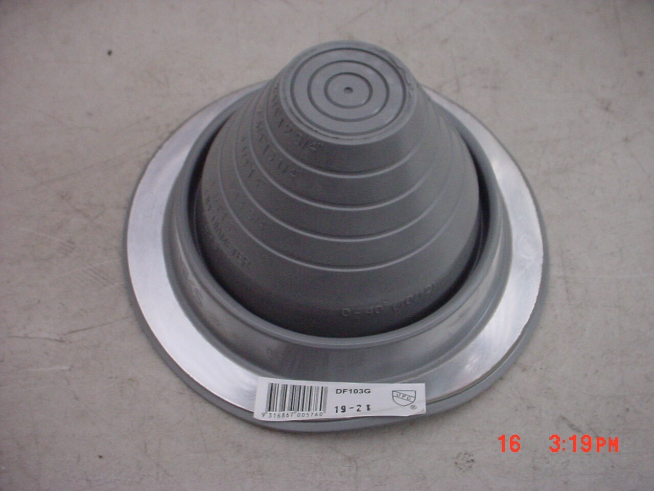 (2) Dektite DF103G Retrofit 5-127mm Pipe Boot Roof Flashing 1/4″ to 5″