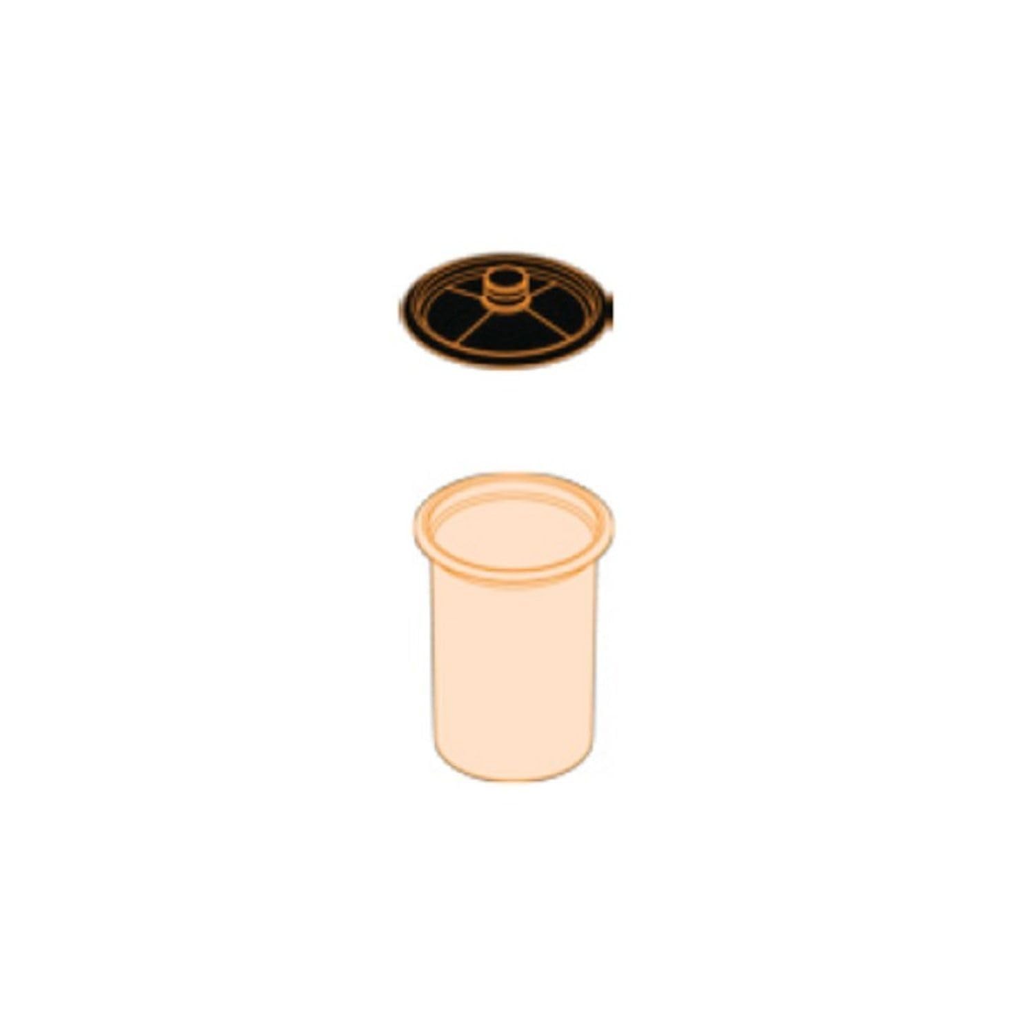 Itw Devilbiss DEV-DPV-09-125-K50 9oz/265ml Cup, 125 Micron Lid, Kit 50