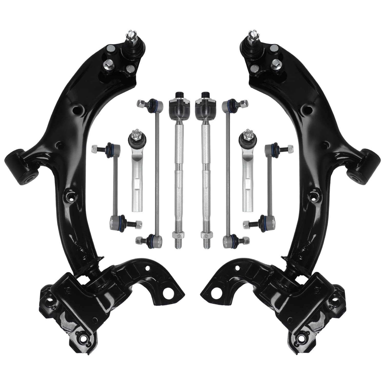 Front Control Arm Ball Joint Sway Bar Tie Rod Set for Acura RDX 07-12 10pc