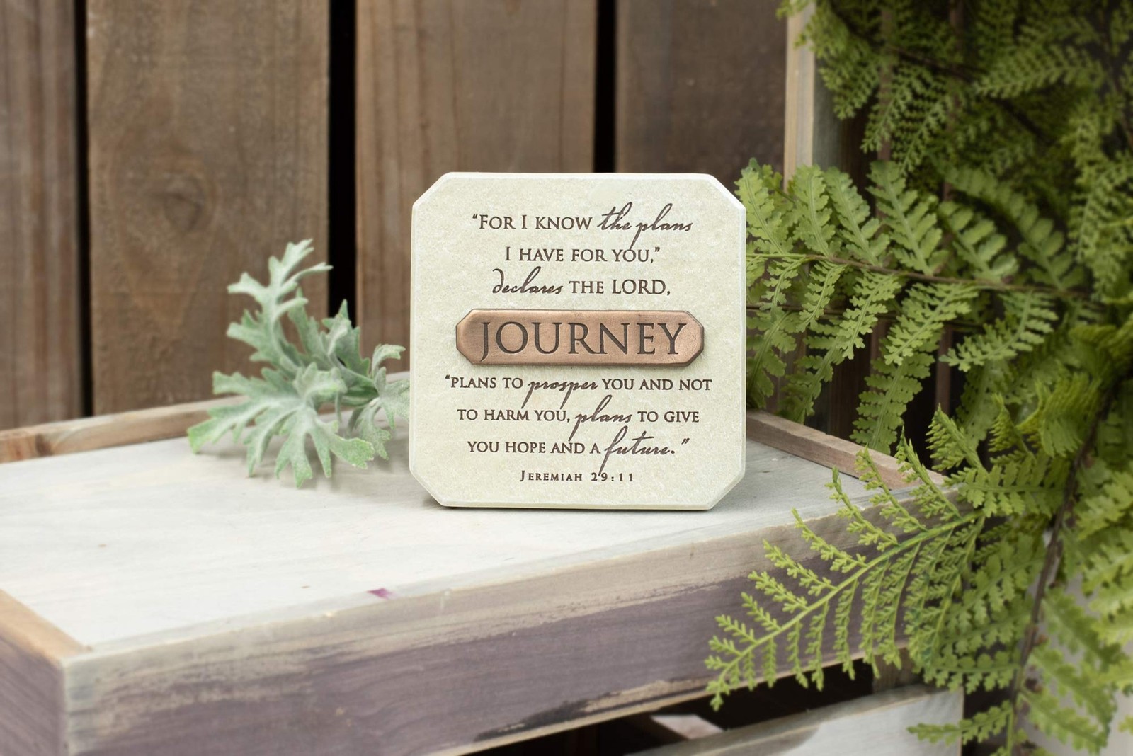 Lighthouse Christian Products Plans for Your Journey Sandstone 3.75 x 3.75 Ca…