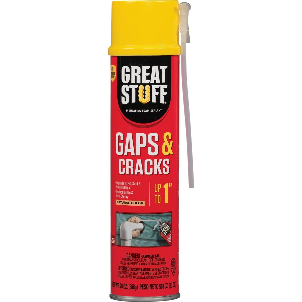 Great Stuff 20 Oz. Gaps & Cracks Foam Sealant 157911 GREAT STUFF 157911