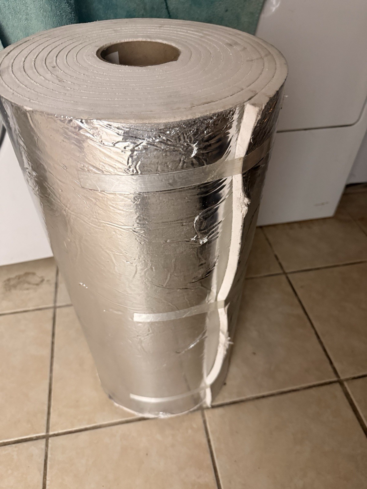 3M Interam E5A-4 Endothermic Mat Roll, Aluminum Backing, 245in x 20ft R1.0