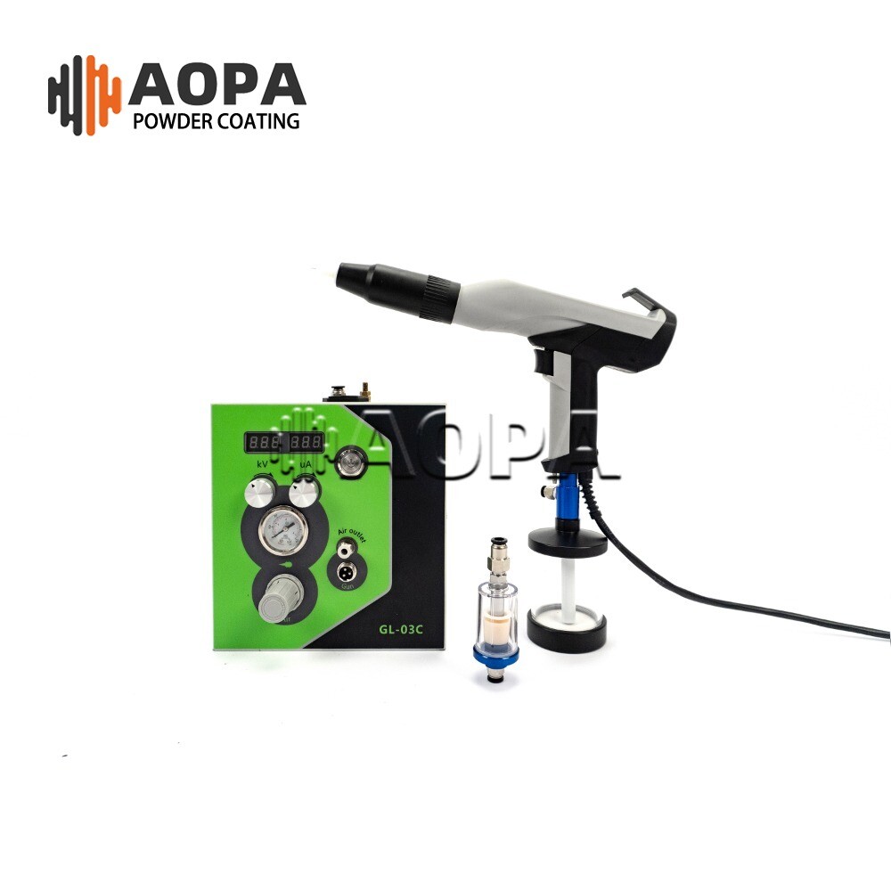 Portable Electrostatic Powder Coating Machine L-03C with 200ml Powder Cup