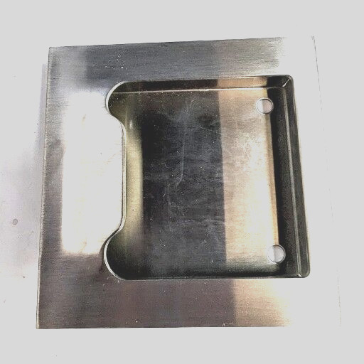 Stainless Steel Recessed Flush Pull Finger Insert Sliding Door Handle 5″ x 5″