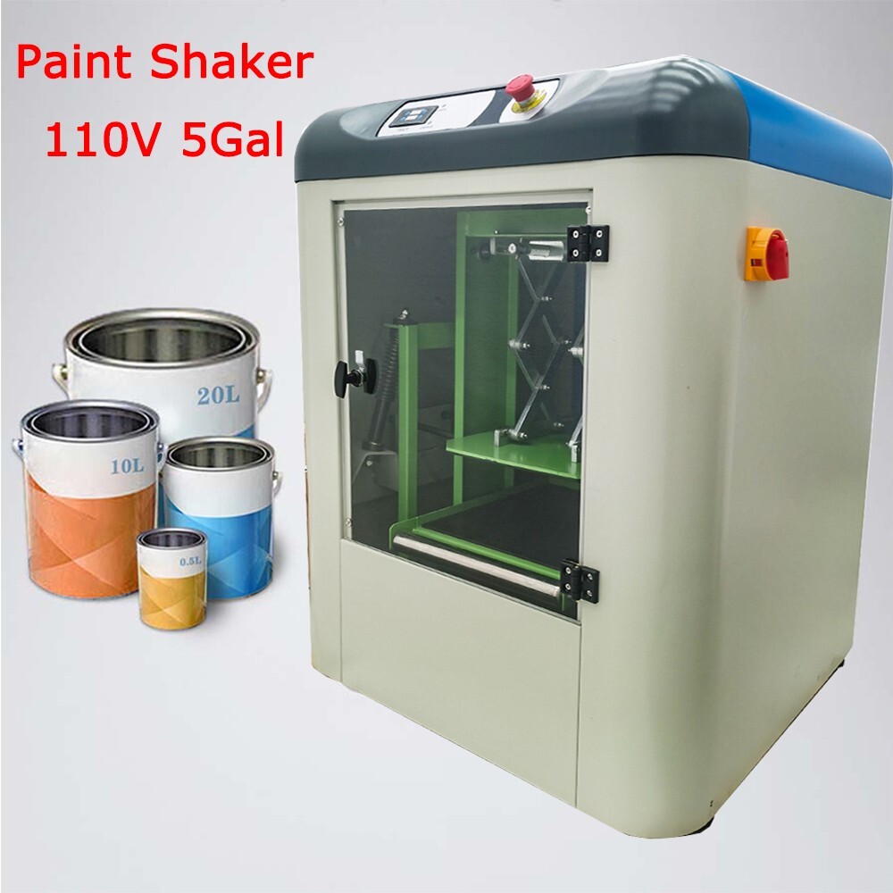 12 Station Paint Colorant Dispenser & 5 Gal Automatic Platform Paint Mixer 110V
