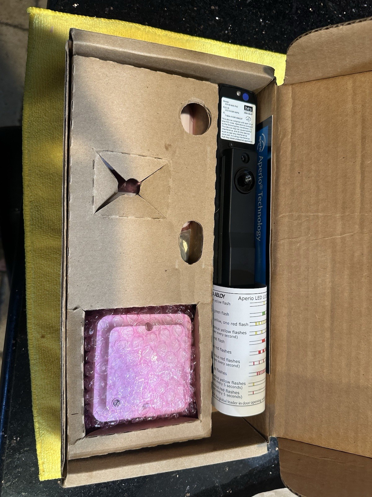 HES ASSA ABLOY KS100-640-SE PoE Powered Server Cabinet Lock – Open Box – New