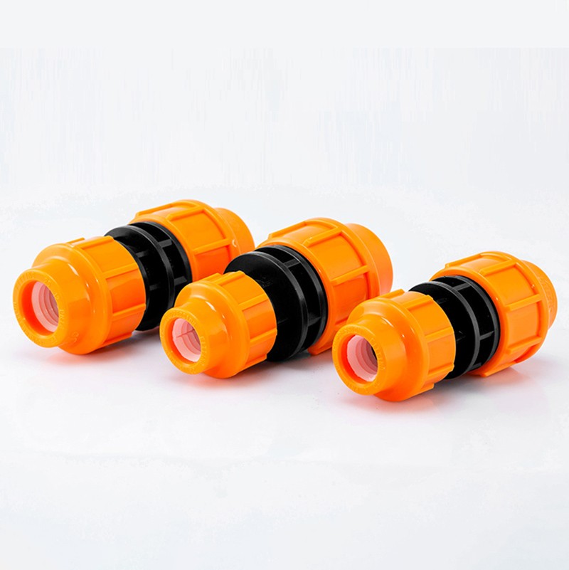 Compression Coupling PE Pipe Fitting Connector Straight Tee Elbow Valve 20-63mm