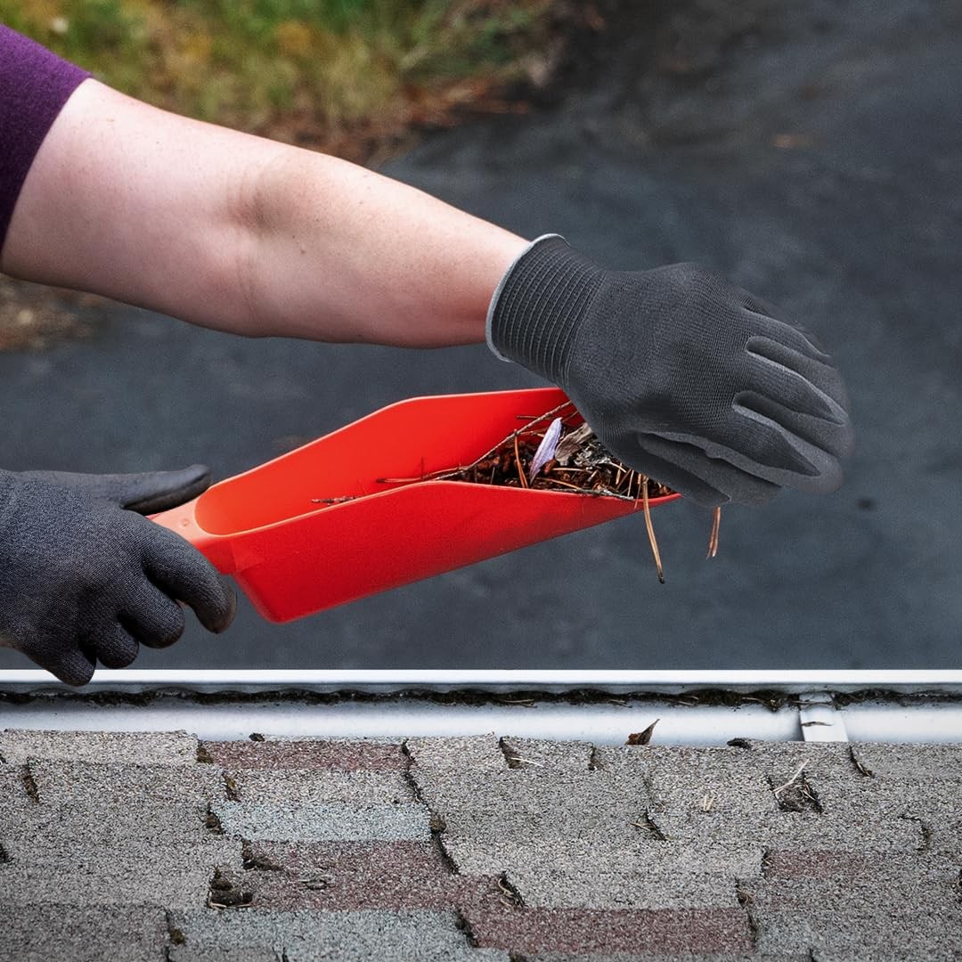 Gutter Scoop Cleaning Tools – Easy Removal of Leaves and Dirt – Deep Curved…