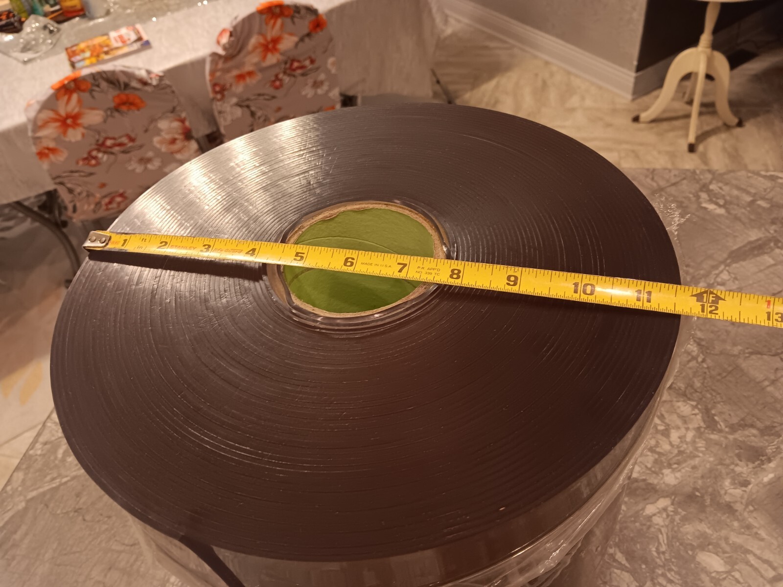 Clear Vinyl Sheeting Super Thick 90 mil (3/32″) 12″ Roll Of Approx 50 Ft- HEAVY