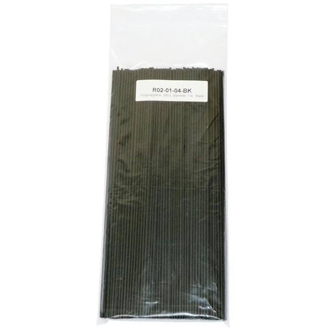 Polyvance URER02-01-04-BK 0.125 Dia. x 12 in. Welding Rod – Round – Polypropy…