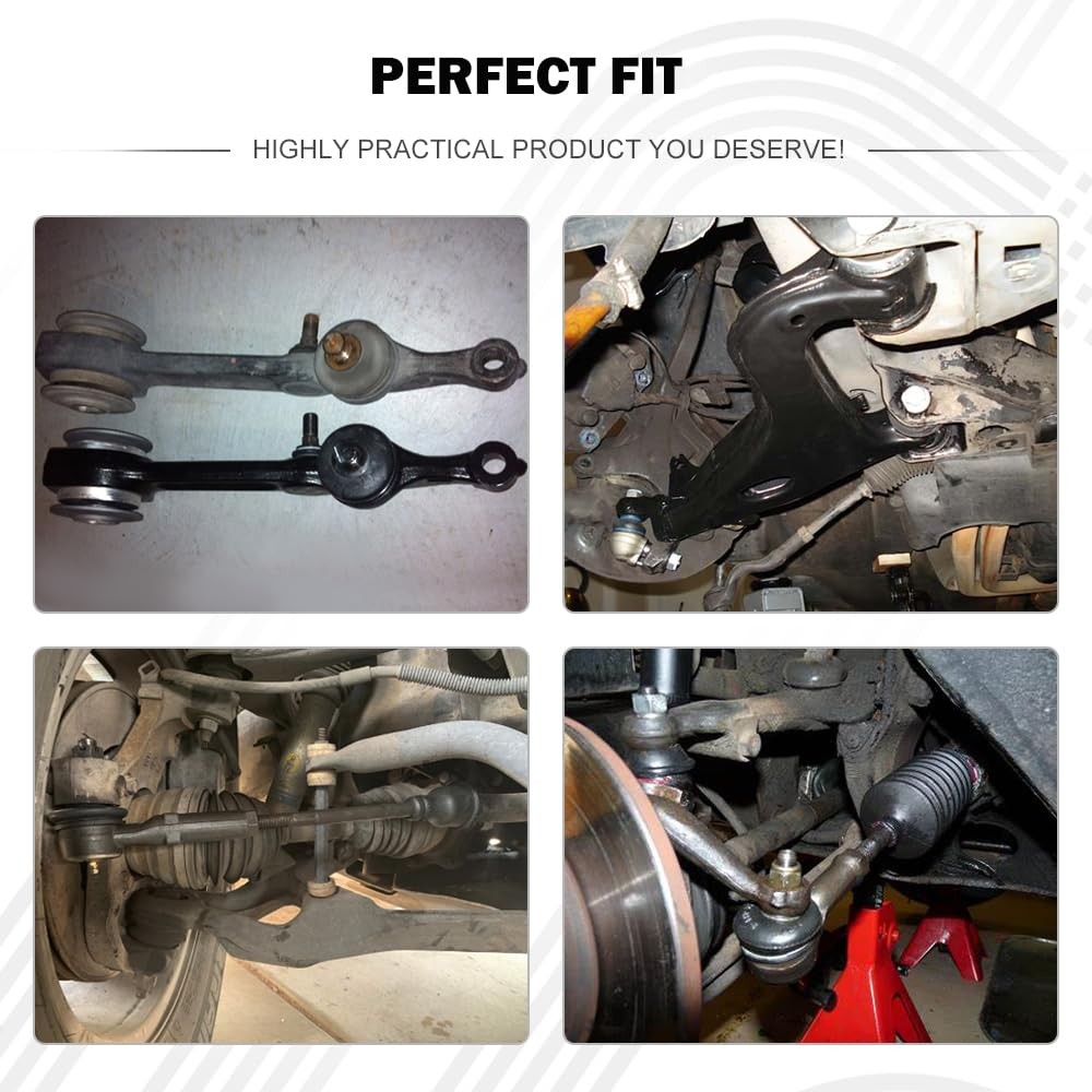 8pc Lower Control Arms Tie Rods Sway Bar End Links Kit Buick Chevy Pontiac 97-11