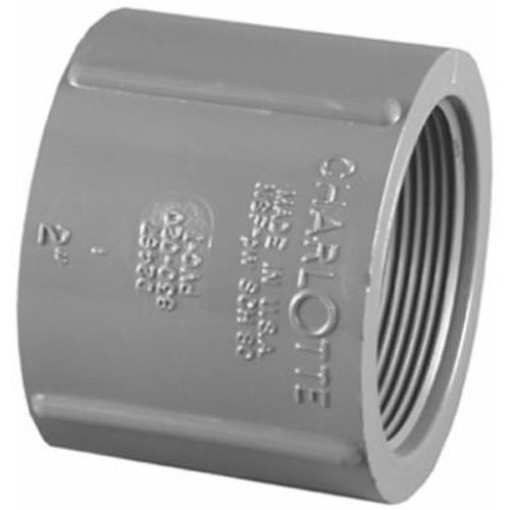 CHARLOTTE PIPE & FOUNDRY PVC 08102 2000HA 2″ SCH80 FPT Coupling