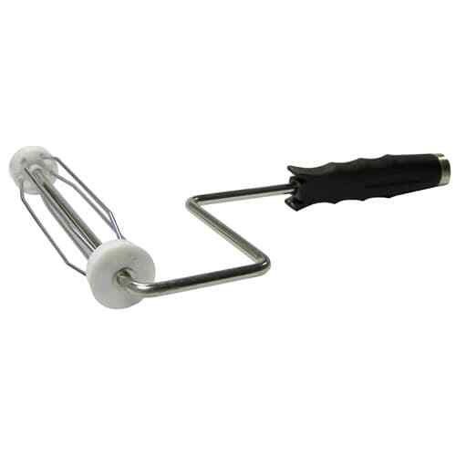 Weiler 49022 9-Inch Roller Frame, 5-Wire Cage w/Plastic Handle & 2-Plastic Caps