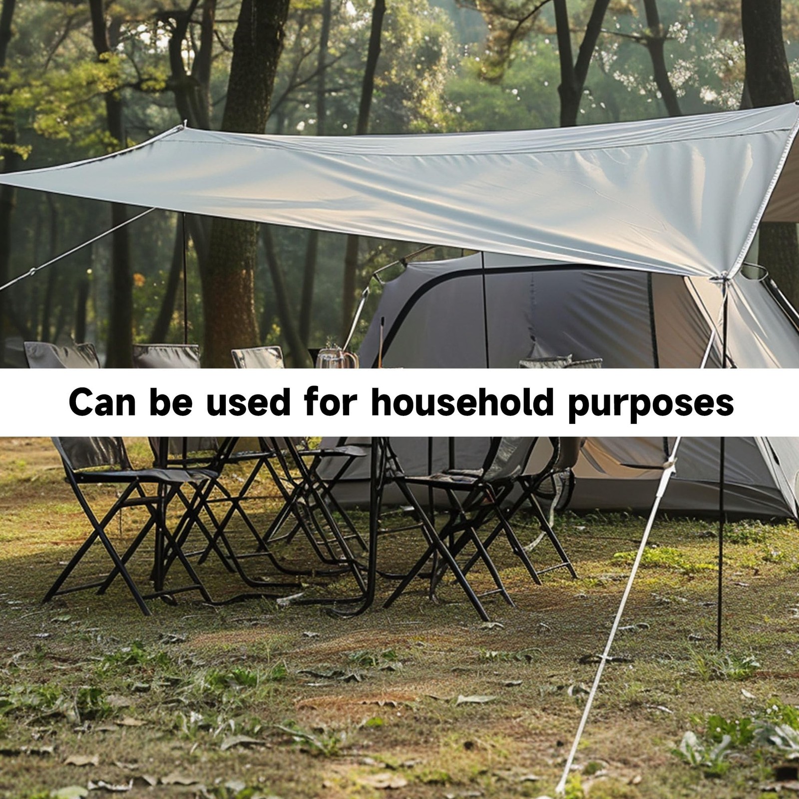 12Mil 10’x10′ Silver/Black Tarp Heavy Duty Waterproof Durable Poly Tarpaulin,…