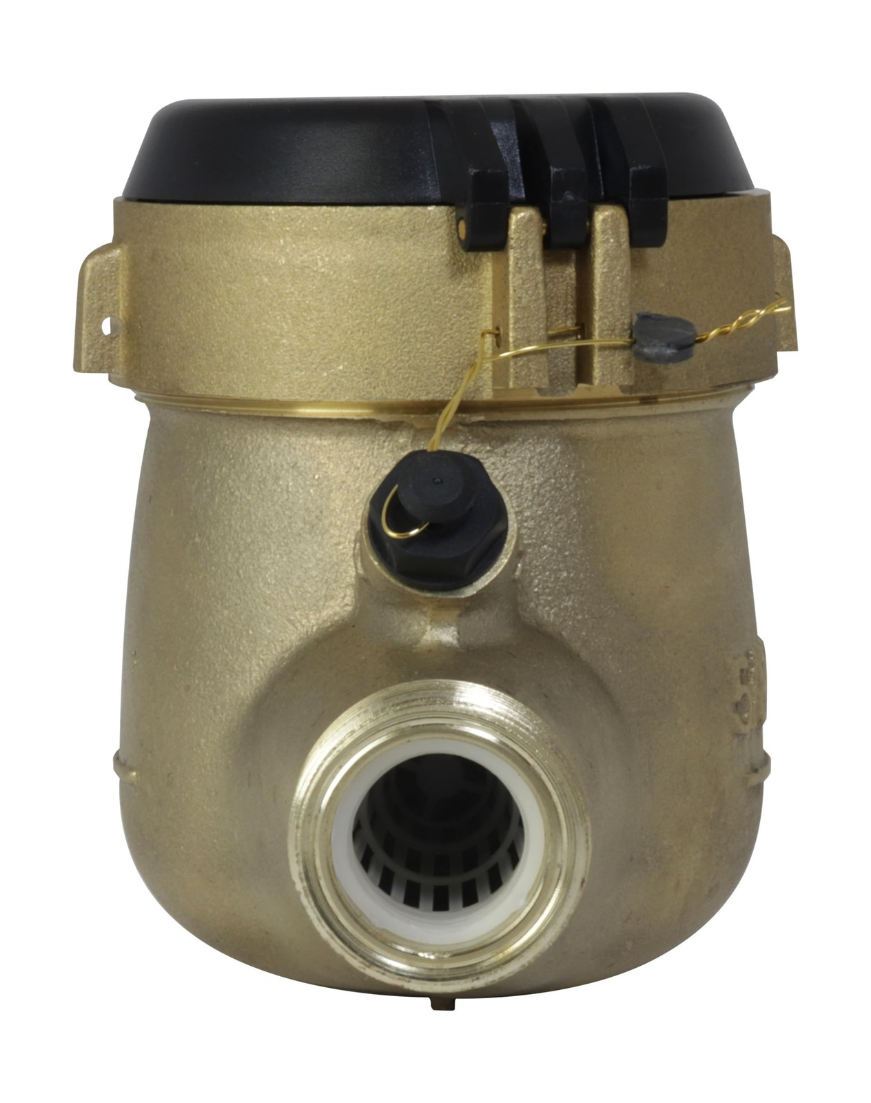 3/4″ Water Meter:Lead Free Brass, Multi-Jet, Gallons, No Pulse Output(Horizontal