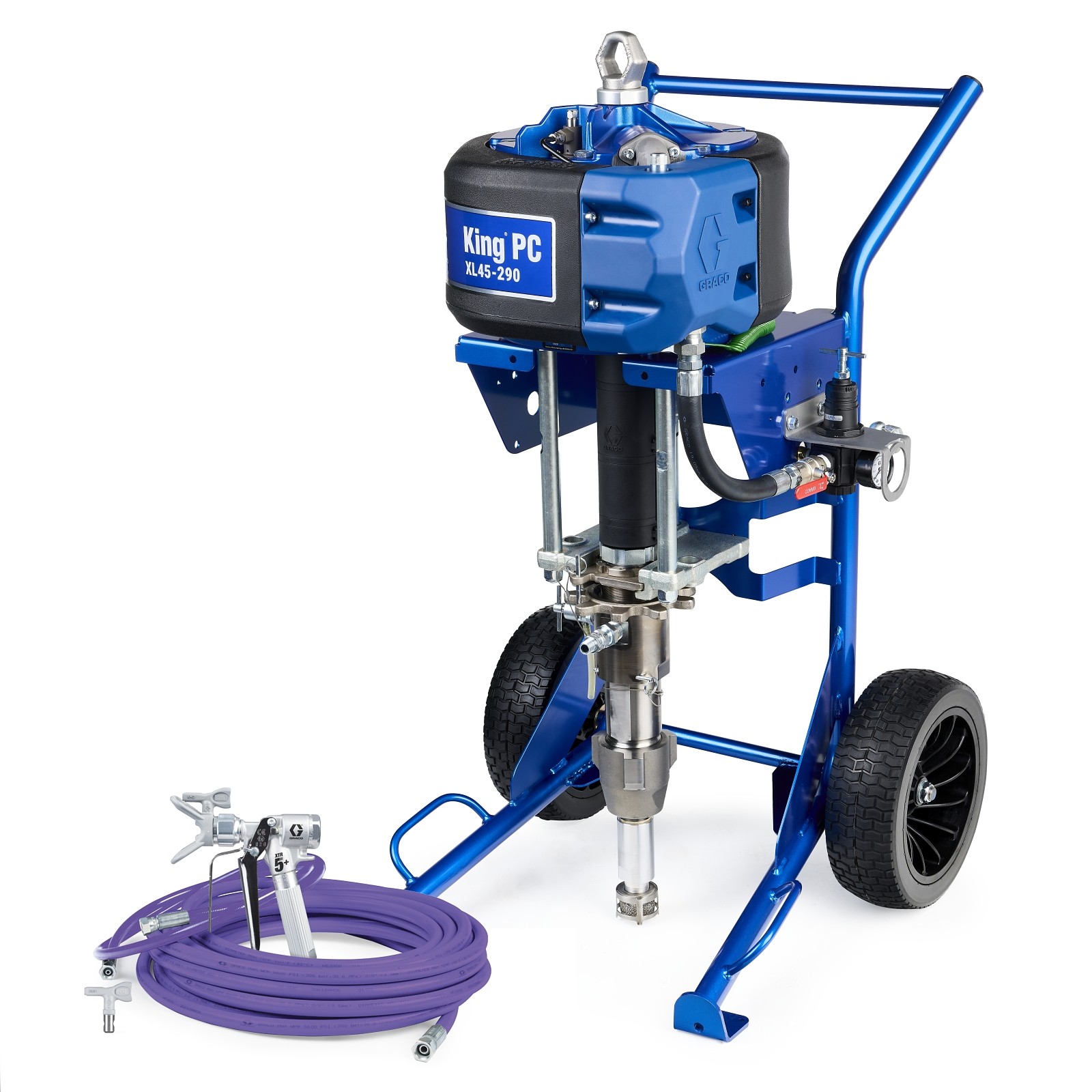 Graco K45PH1 King PC 45:1 Sprayer, Heavy Duty Cart, Complete