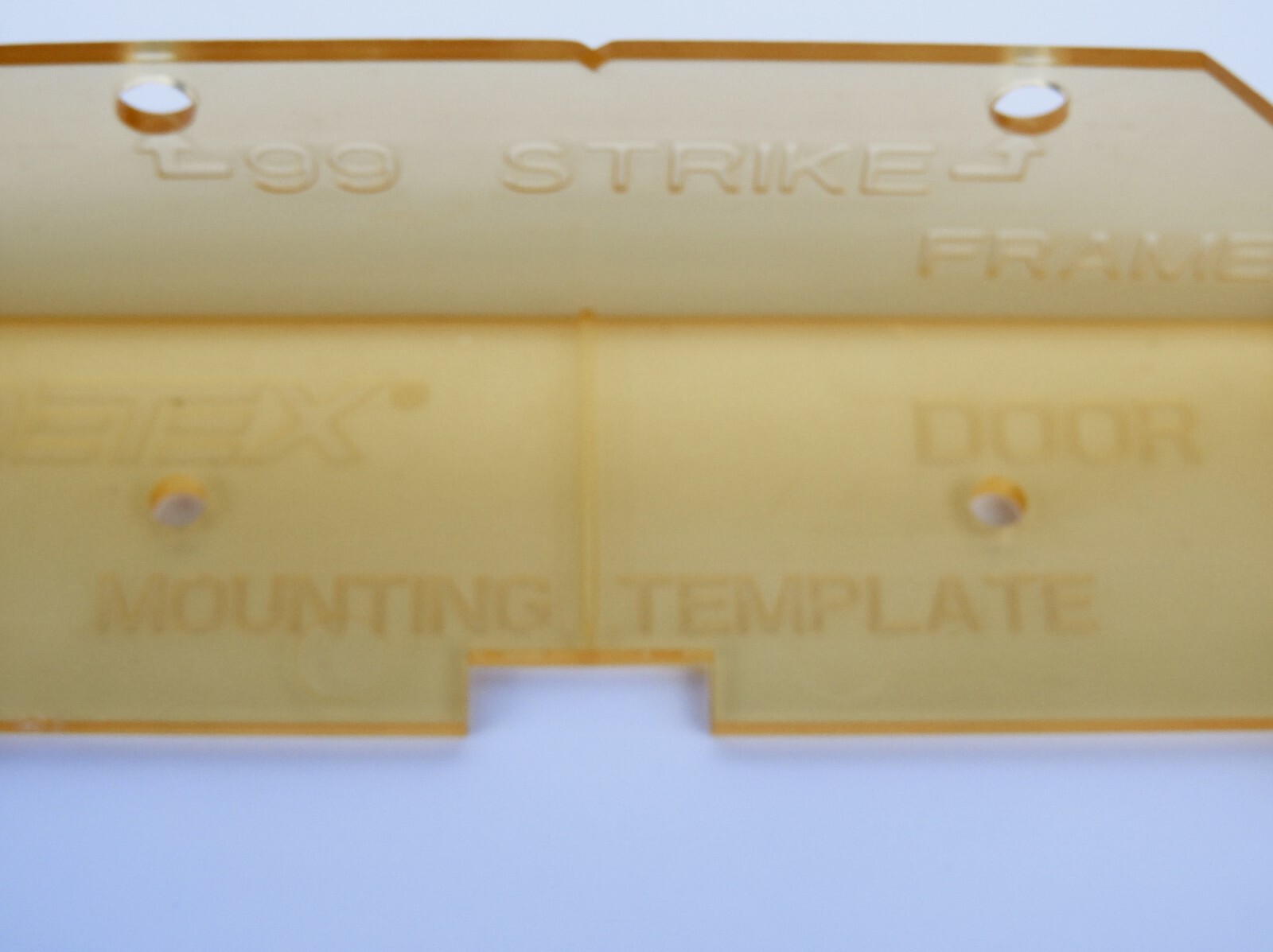 3pcs. Detex 100212 Door Mounting Template, Standard Plastic, V40 Value Series