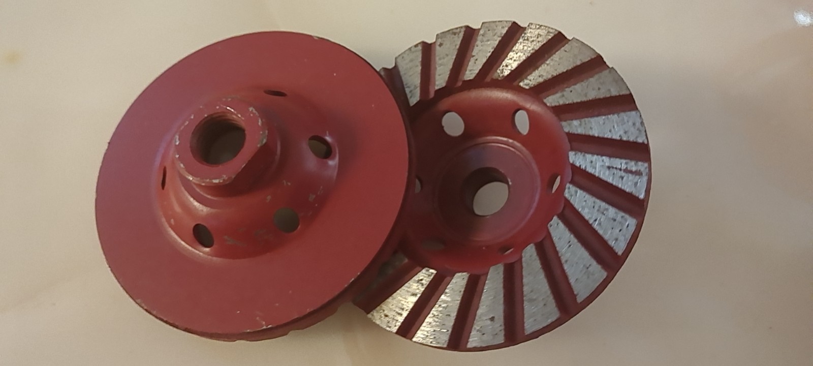 Surface Leveling & Polishing Diamond Cup Wheel Set marble granite buffing