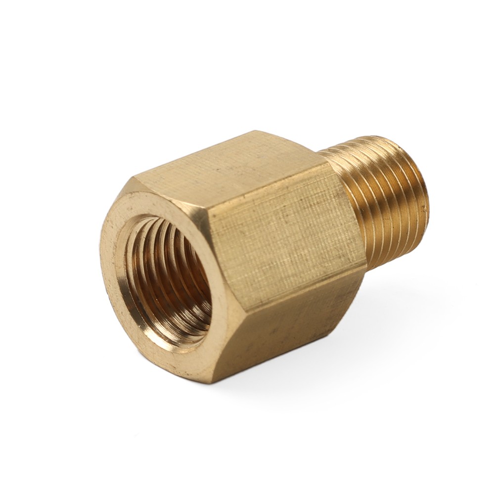 1pc 1/8 BSPT Male to 1/8 NPT Female Reducer Bushing Brass Pipe Fitting Coupler