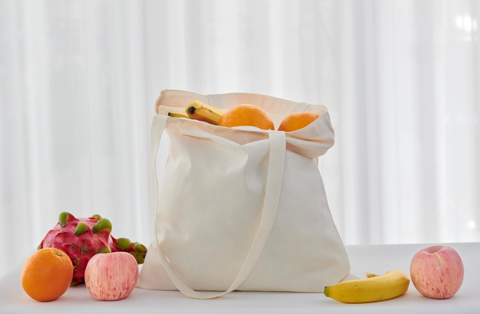Canvas Tote Bags 15×16 – 2 | 6 | 12 Pack Reusable Cotton Totes for Grocery