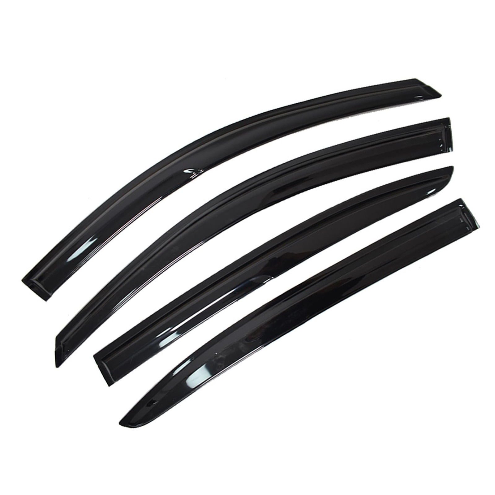 4Pcs Window Visors Sun Rain Guards Replacement for Accord 4Door Sedan 2008-2012