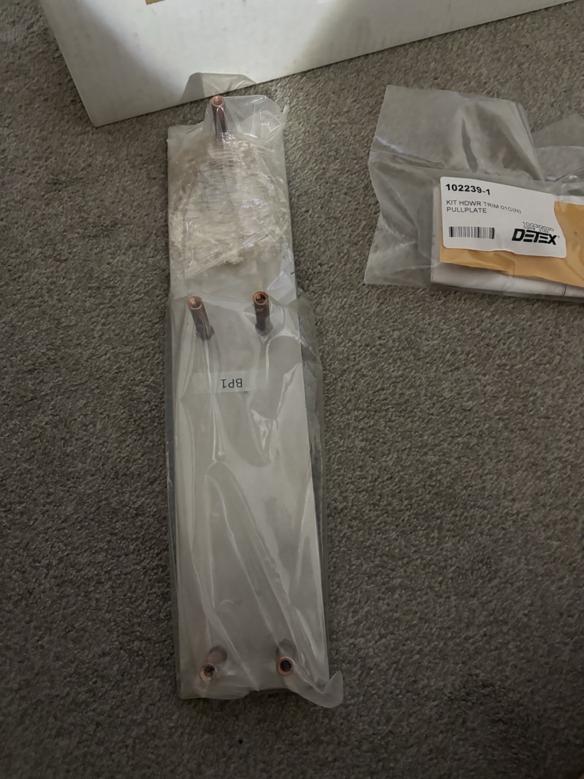 Detex 102238-4 Standard Glass Door Trim