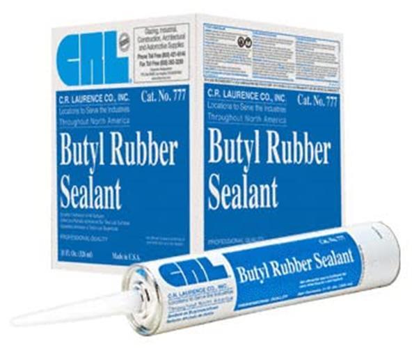 C.R. LAURENCE 777BL CRL Black 777 Butyl Rubber Sealant