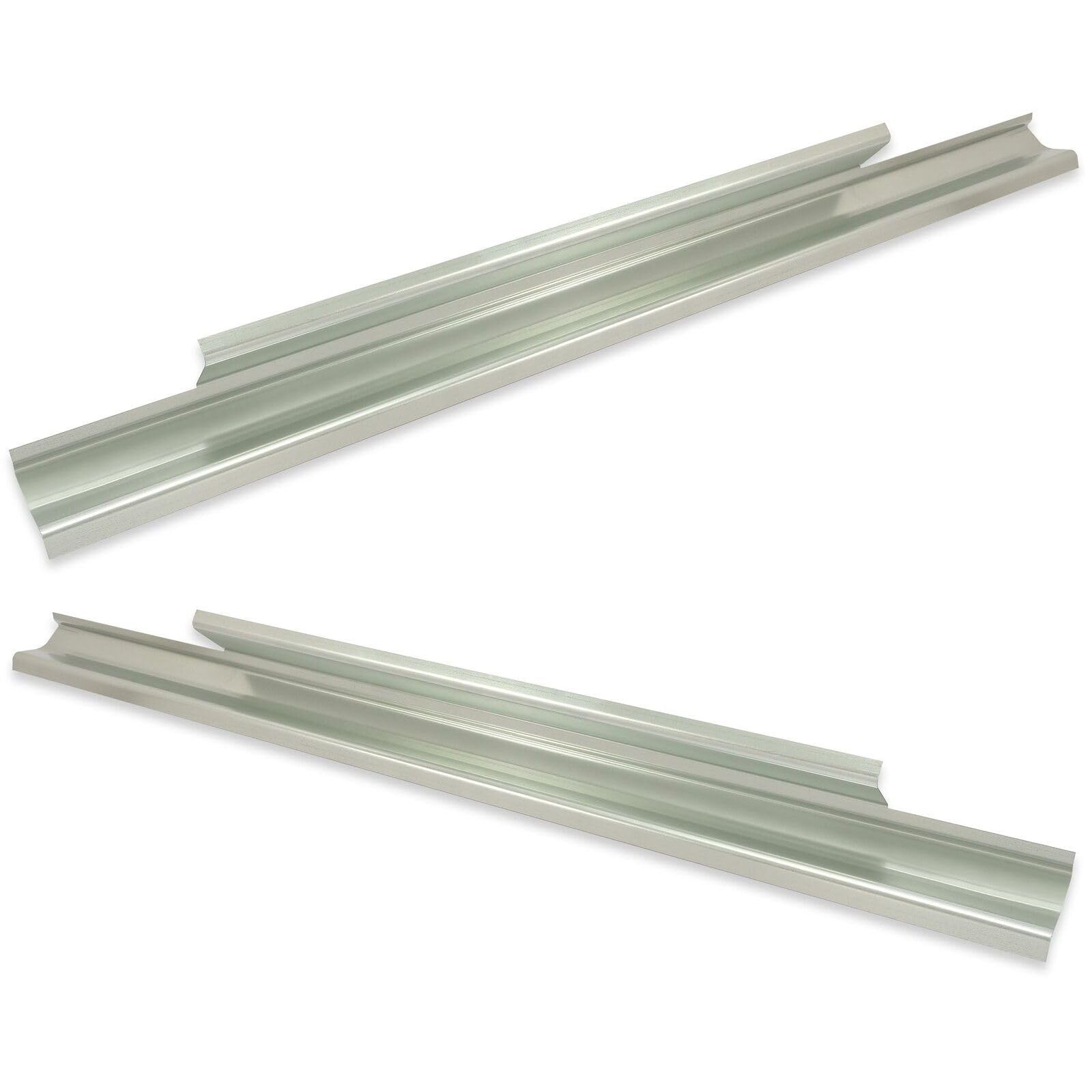 2pcs Outer Rocker Panels Patch Silver Galvanized Steel Dodge Ram 1500 1994-2001
