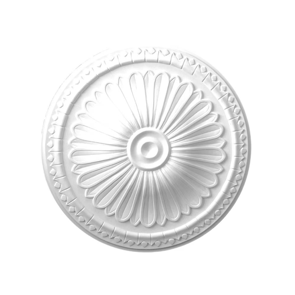 Outwater 15″ x 1-3/4″ Gothic Floral Polyurethane Ceiling Medallion (Single Pack)
