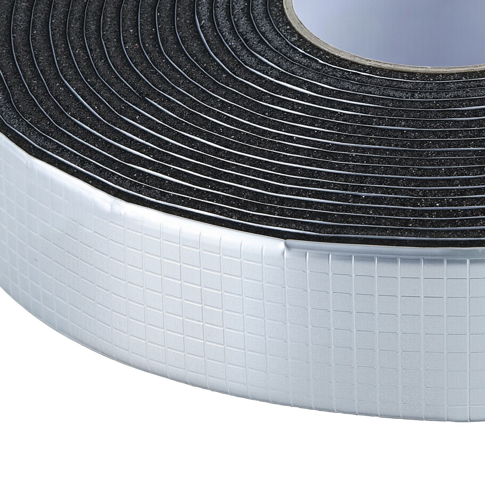 32.8 ft x 2 in Self – Adhesive Foam Pipe Insulation Wrap with Aluminum Foil