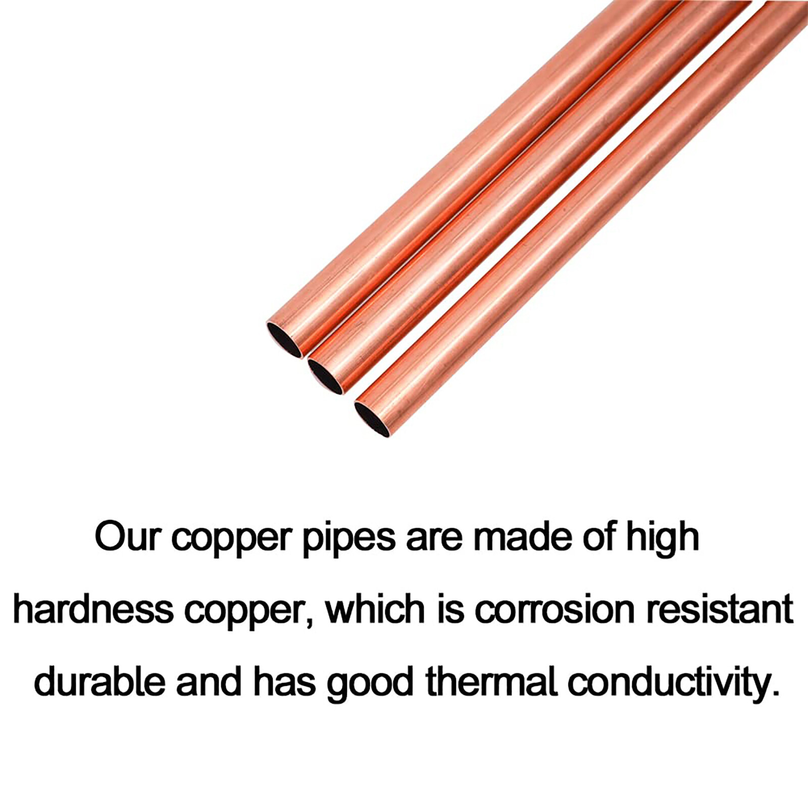 Lengths 300mm Copper Pipe Tube Diameter 1.5 mm – 30 mm,Wall thickness 0.2 – 2mm