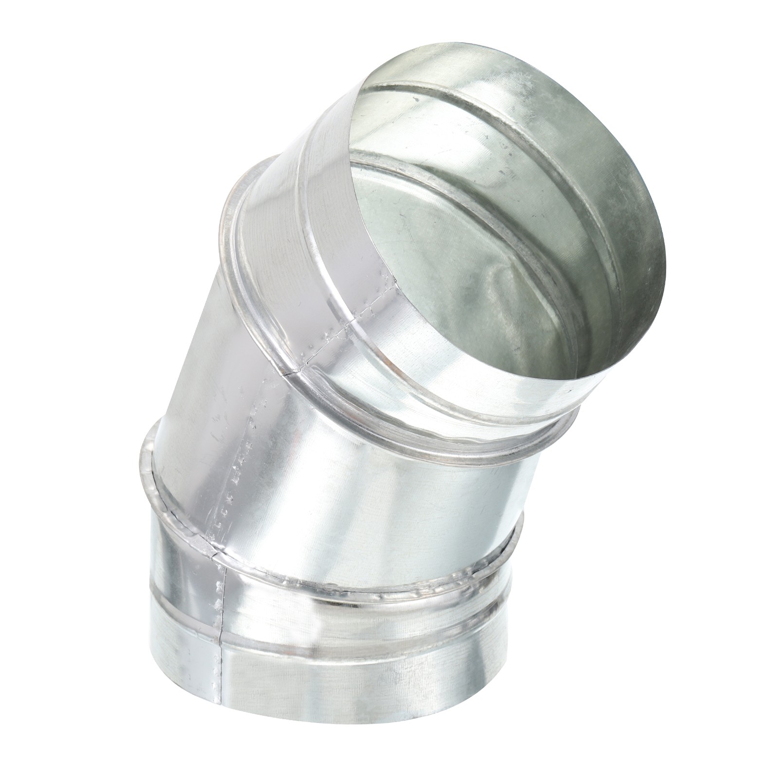 6″ OD 45 Degree Elbow Duct Pipe Connector Dryer Vent Round Tube Fitting