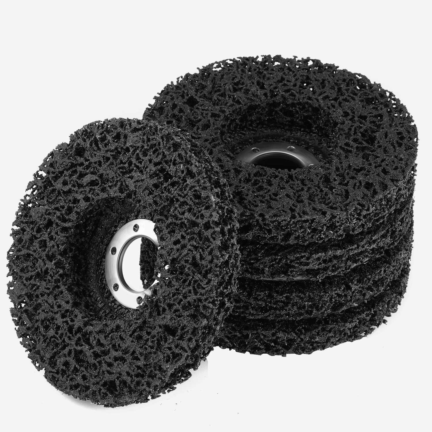 wet polisher grinder 10 Poly Strip Clean Disc Paint Stripping Rust Removal Wheel