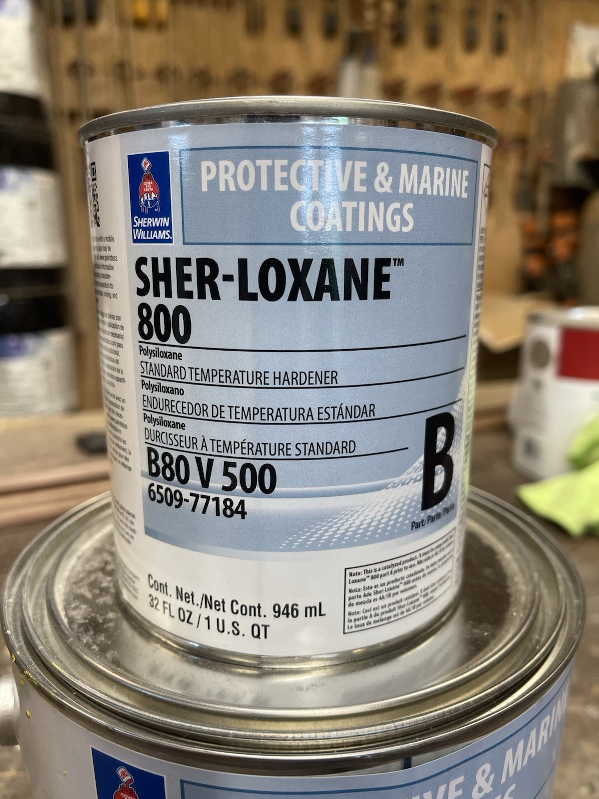 Gallon Sherwin Williams Sher-Loxane 800 Polysiloxane Paint / Safety Yellow/ Kit