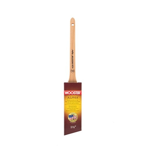 Wooster Brush 4230-1-1/2 Alpha Thin Angle Sash Paintbrush, 1-1/2-Inch