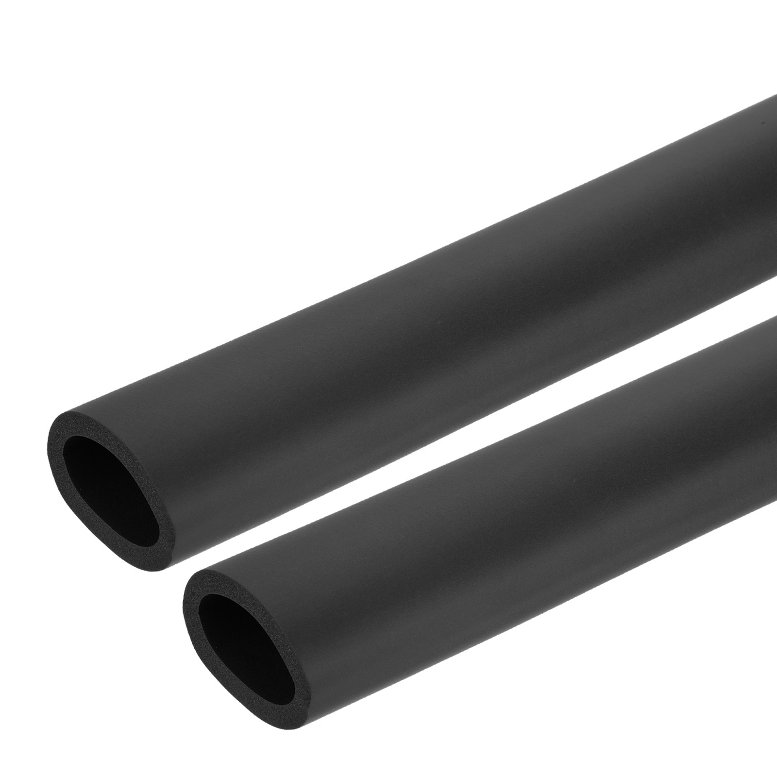 2pcs 0.3 Meter/1ft Pipe Insulation Tube 32mm ID 44mm OD Foam Tubing, Black