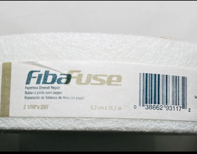 Fibafuse 2-1/16 In White Paperless Drywall Joint Tape Mesh Building Construction