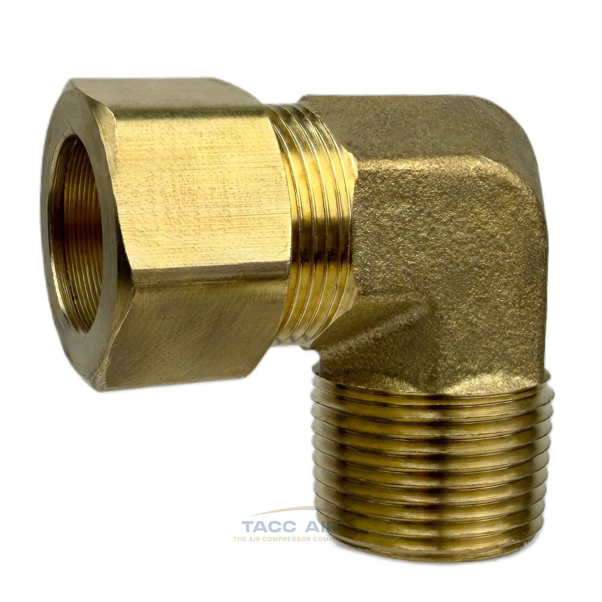 2 PC 3/4″ Compression x 3/4″ MNPT 90 Degree Brass Compression Elbow Pipe Fitting
