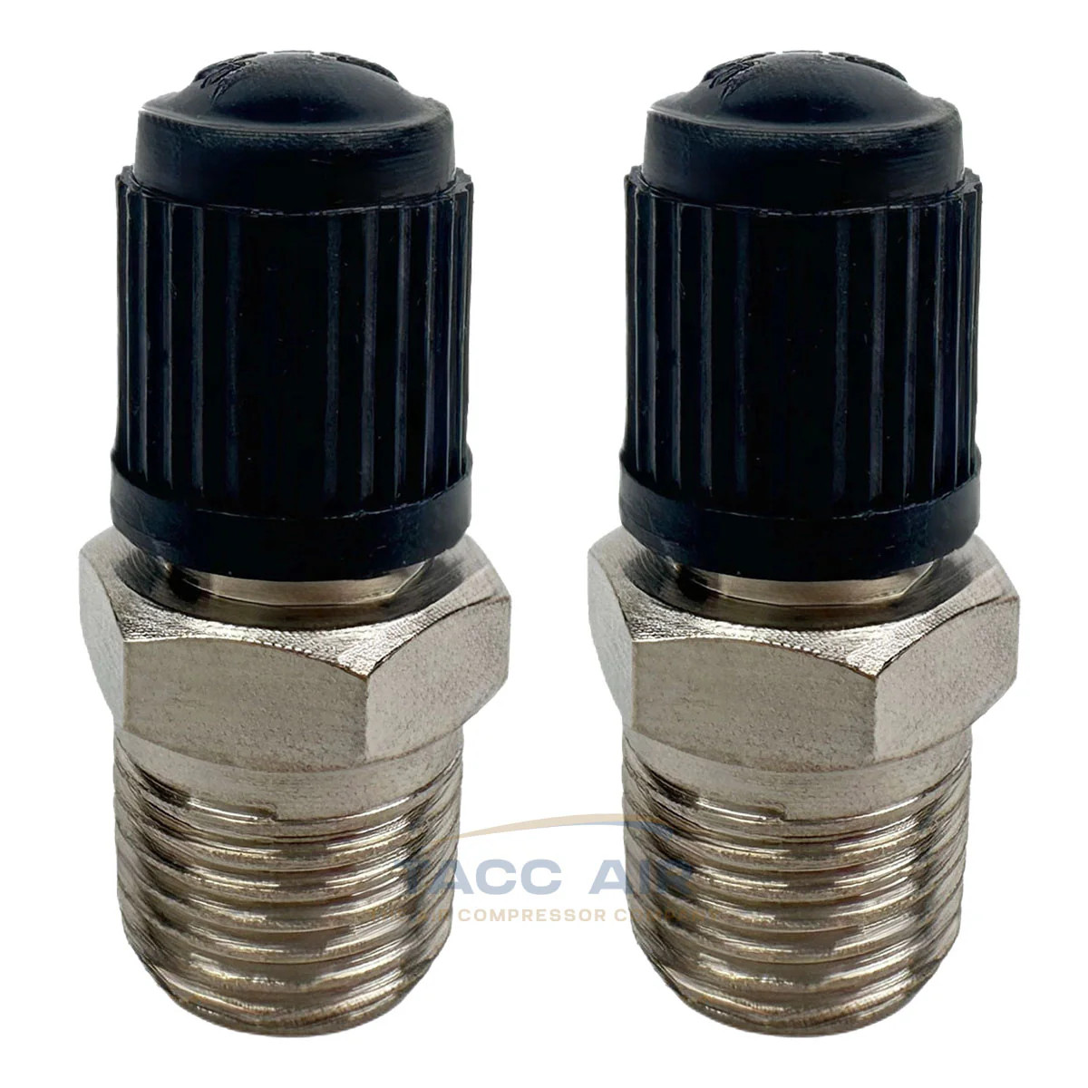 2 Pack 1/8″ Male NPT Schrader Valve Brass Tire / Receiver Tank Filler Stem