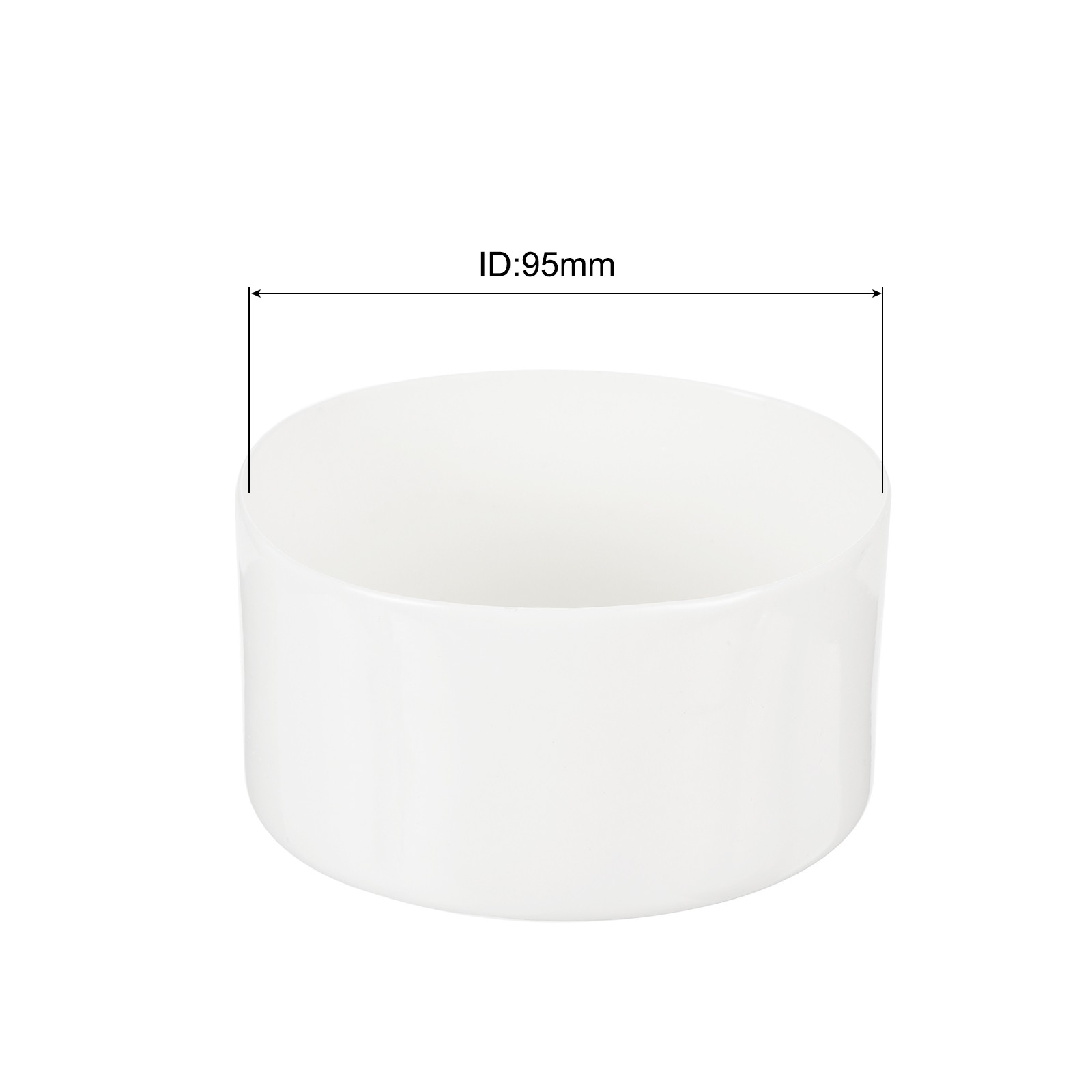 White 95mm Rubber End Caps Round Vinyl Plug Insert Rubber Flexible